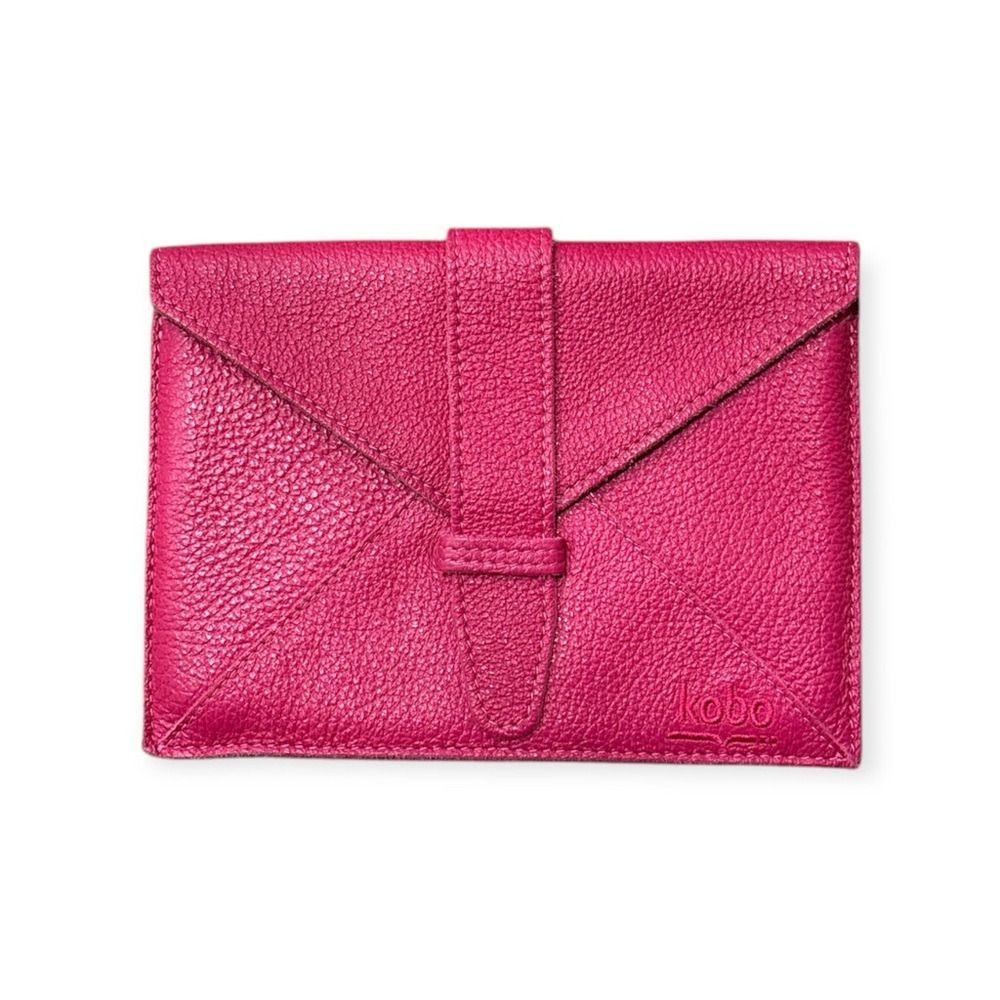 Roots Kobo Pink Envelope Leather eBook Reader Case